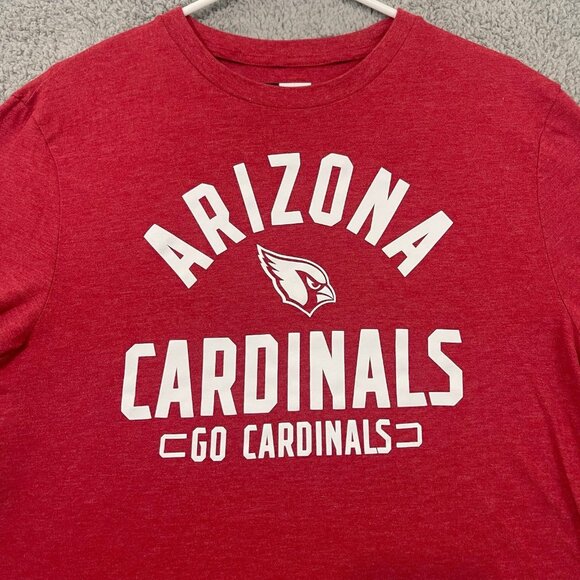 Arizona Cardinals Shirt Men’s Medium Red NFL Short Sleeve T-shirt - Picture 2 of 9